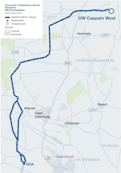 TenneT – 380-kV Neubau - CCM – PFA 4